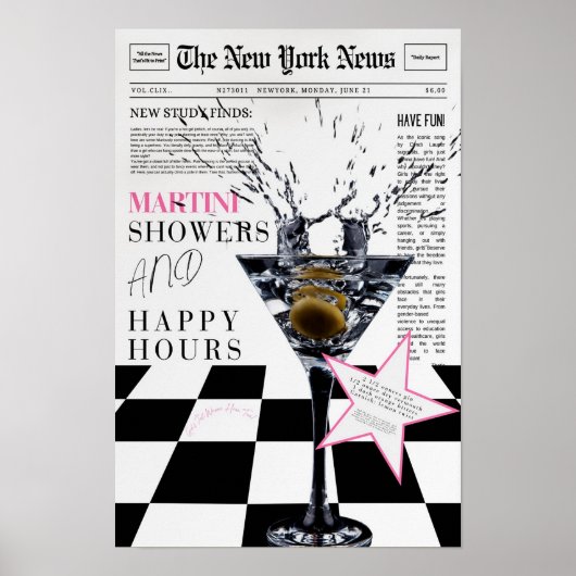 新聞トレンディーウォールアート ポスター (正面)