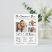 新聞ニューユニークス3枚の写真が日付を保存 案内ポストカード (スタンド正面)