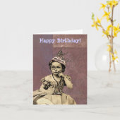 新聞ハットガル誕生日 カード (黄色い花)