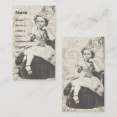 新聞ハットガールデジタルアート 名刺 (正面/裏面)