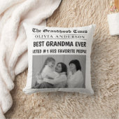 新聞パーソナライズされた | 最高のおばあちゃん クッション (ブランケット)