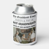 新聞パーソナライズされた | 親最高の贈与 缶クーラー (缶正面)