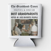 新聞パーソナライズされた | 親最高の贈与 缶クーラー (正面)