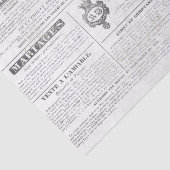 新聞フランスの広告クラウン結婚の切り離 薄葉紙 (詳細)