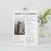 新聞メリーの結婚したクリスマス シーズンカード (スタンド正面)