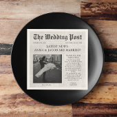 新聞ユニークおもしろい事実写真結婚の スタンダードカクテルナプキン