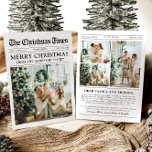 新聞ユニークおもしろい何A年の写真クリスマス シーズンカード<br><div class="desc">祝の「What A Year」のクリスマスの写真のホリユニークデーカードで今年のハイライト。新聞のスタイルでモダンデザインされたこのカードは、あなたの思い出やマイルストーンを共有するクリエイティブのお気に入りの方法を提供する。写真やキャプション用のカスタマイズ可能なセクションで、今年の特別な作品を展示するのに最適。紙に印刷さ高品質れ、このカードはスタイリッシュ休日の応援を広め、永続的な印象を与える個人的な方法である。新聞「モダンWhat A Year」ユニーククリスマスフォトホリデーカード</div>