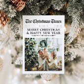 新聞ユニークおもしろい何A年の写真クリスマス シーズンカード