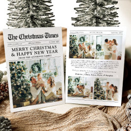 新聞ユニークおもしろい何A年の写真クリスマス シーズンカード