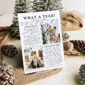 新聞ユニークおもしろい何A年の写真クリスマス シーズンカード