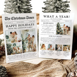 新聞ユニークおもしろい何A年の写真クリスマス シーズンカード