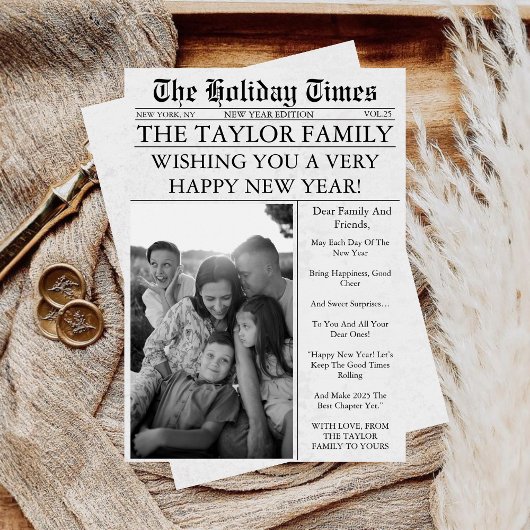 新聞ユニークおもしろい写真新年2025 シーズンカード