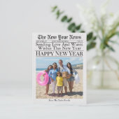 新聞ユニークおもしろい写真新年2025 ポストカード (スタンド正面)