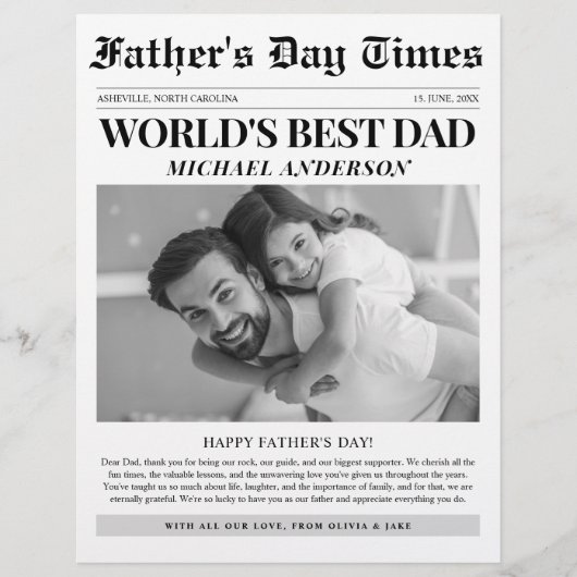 新聞ユニークおもしろい写真父の日 (正面)