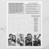 新聞ユニークおもしろい写真父の日 (裏面)