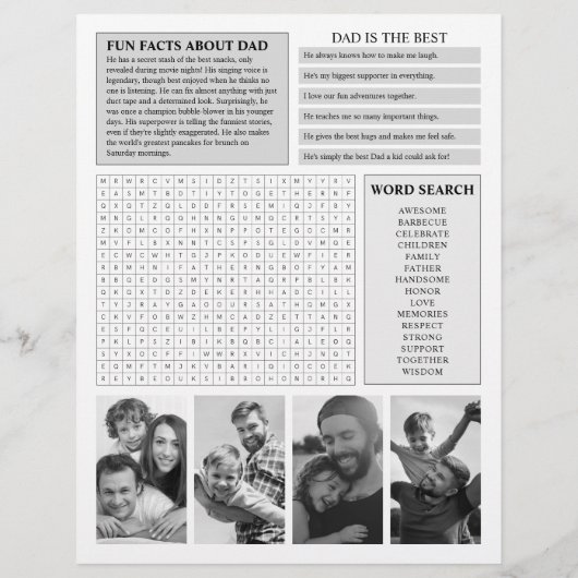 新聞ユニークおもしろい写真父の日 (裏面)