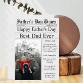 新聞ユニークおもしろい写真父の日 カード