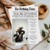 新聞ユニークおもしろい写真26th誕生日パーティー 招待状
