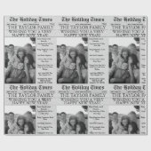 新聞ユニークおもしろい年末年始写真 ラッピングペーパー (フラット)