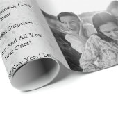 新聞ユニークおもしろい年末年始写真 ラッピングペーパー (ロールコーナー)