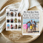 新聞ユニークおもしろい2025年新年 シーズンカード