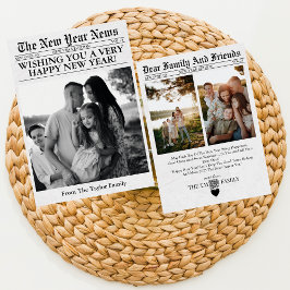 新聞ユニークおもしろいWhat A Year写真新年 シーズンカード