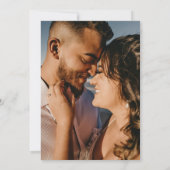 新聞ユニークとメリークリ結婚したスマスカード 招待状 (裏面)