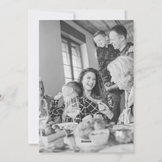 新聞ユニークのクリスマス シーズンカード (裏面)