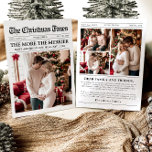 新聞ユニークより多くのメリーベビークリスマス シーズンカード<br><div class="desc">私たちの新聞ユニークもっとメリーベビーのクリスマスホリデーカードは、家族や友人との喜びのニュースと休日の願いを共有するのに最適な方法である！クラシック新聞のようなスタイルで、このカードはユニーク、フェスティバルデザインとアップデート、思い出お気に入りの、暖かい休日メッセージを含むセクションを含む魅力的、あなたの年のハイライトをアンドフォーマットで取り込む。新しい到着を期待する家族にとって理想的な、それは季節の祝魔法とあなたの成長する家族の興奮を楽しい形見である。お休みの挨拶をこの種類のカードで思い出に！🎄👶✨</div>