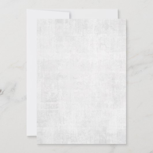 新聞ユニークブライダルシャワーおもしろいバチェロレッテ 招待状 (裏面)