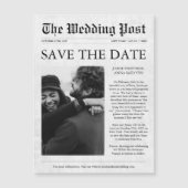 新聞ユニーク写真おもしろい日付磁石を保存 (正面)