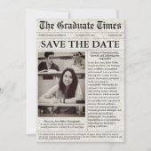 新聞ユニーク写真の卒業 セーブザデート (正面)