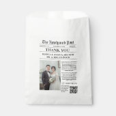 新聞ユニーク写真結婚有難う フェイバーバッグ (正面)