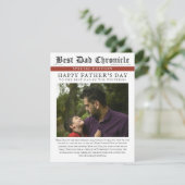 新聞ユニーク2写真ハッピーパパの日用カード (スタンド正面)