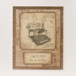 新聞作家/コラムニスト。ヴィンテージ・アート・ギフト ジグソーパズル