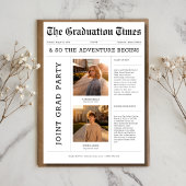 新聞冒険が始まる共同グラードパーティー写真 招待状