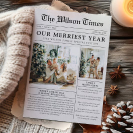 新聞写真のユニーククリスマス シーズンカード