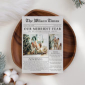 新聞写真のユニーククリスマス シーズンカード