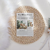 新聞写真のユニーククリスマス シーズンカード