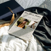 新聞写真の卒業 案内状