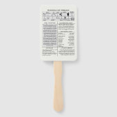 新聞写真ユニークの式結婚のタイムライン ハンドファン (裏面)