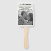 新聞写真ユニークの式結婚のタイムライン ハンドファン (正面)