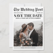 新聞写真ユニーク結婚の セーブザデート (正面)