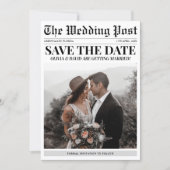 新聞写真ユニーク結婚の セーブザデート (正面)