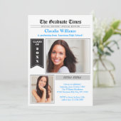 新聞写真卒業招待状 招待状 (スタンド正面)