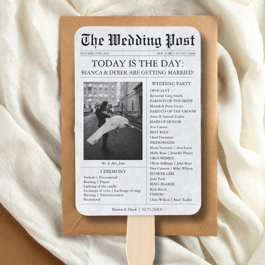 新聞写真結婚式 プログラムタイムラインハンドファン ハンドファン