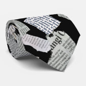 新聞切り取りパターン01x4.b ネクタイ (ロール)