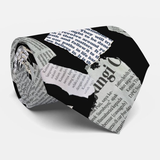 新聞切り取りパターン01x4.b ネクタイ (ロール)