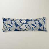 新聞切り取りパターン01x4.b DBlue ボディピロー (裏面)