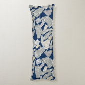 新聞切り取りパターン01x4.b DBlue ボディピロー (裏面 (縦))